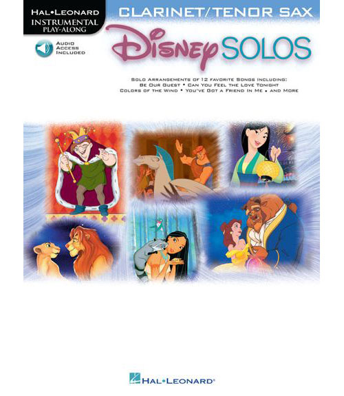 HAL LEONARD Disney Solos - Clarinet Or Ténor Sax (audio Access Included)