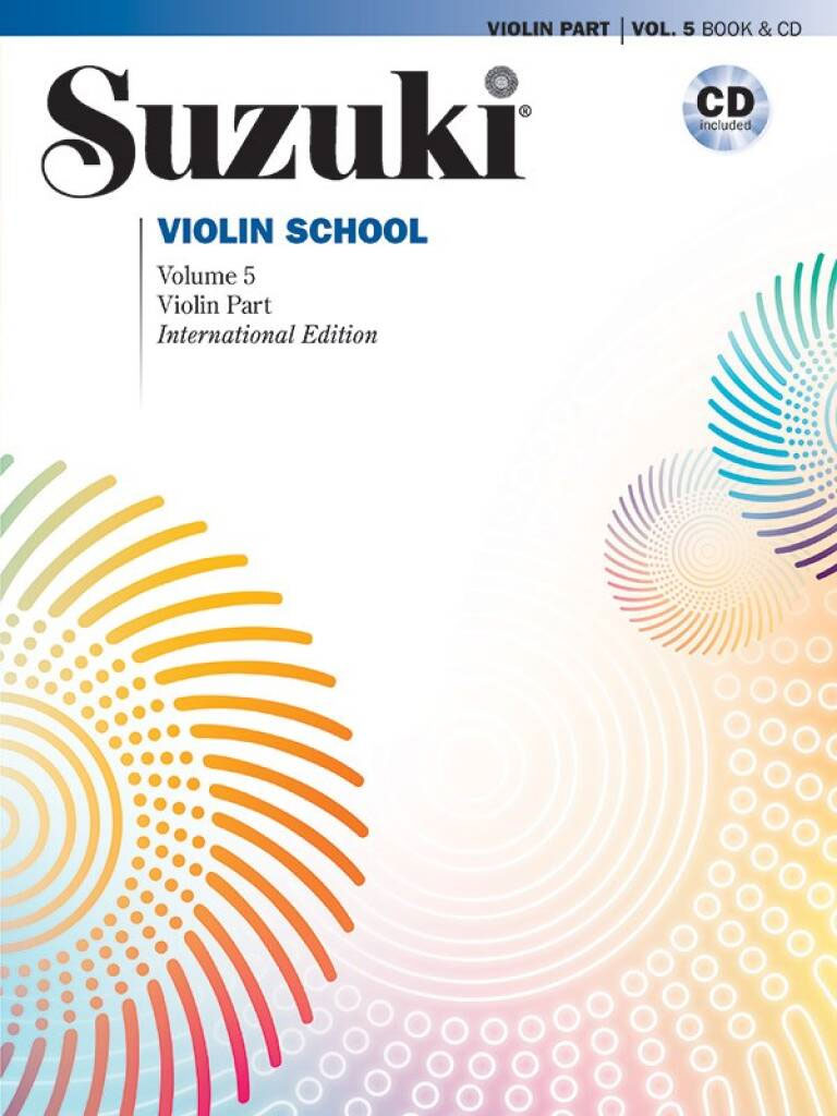 ALFRED PUBLISHING SUZUKI VIOLIN SCHOOL VIOLIN PART VOL.5 + CD 