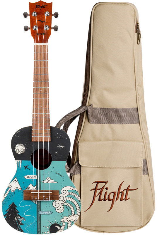 FLIGHT AUC33 Art Concert Ukulele - Two Seasons - English version