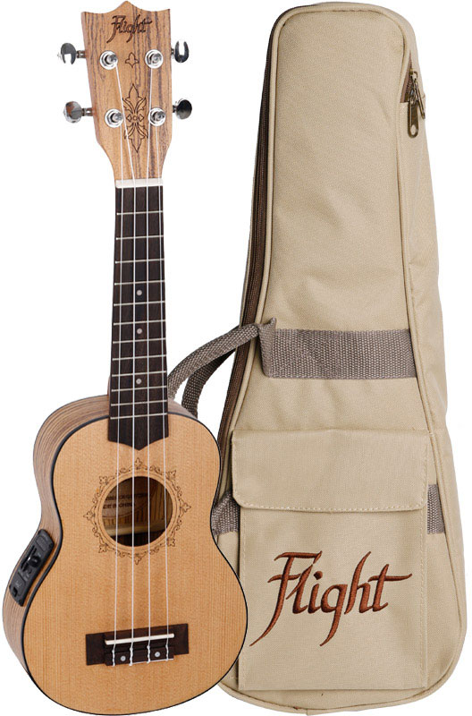 FLIGHT DUS320CEQ Soprano Electro-Acoustic Ukulele - Version anglaise