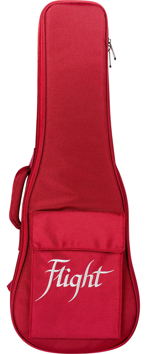 FLIGHT Flight: Deluxe Soprano Ukulele Gig Bag - Wine Red - English version