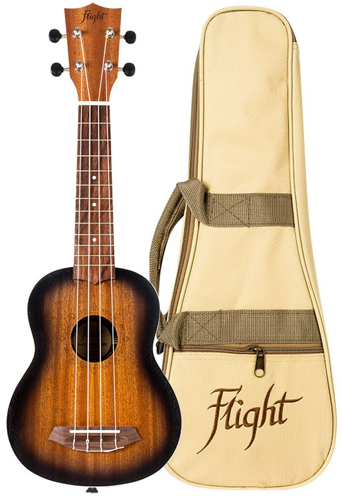 FLIGHT Flight: Gemstone NUS380 Soprano Ukulele - Amber 