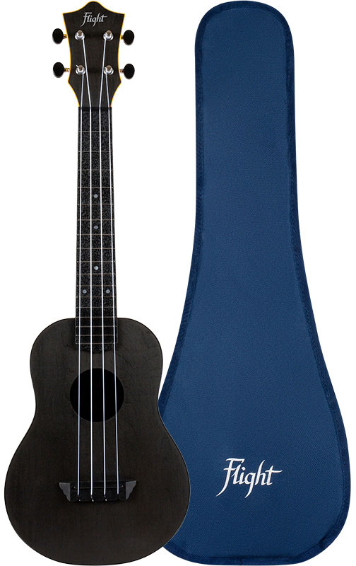 FLIGHT TUC35 Travel Concert Ukulele - Black 