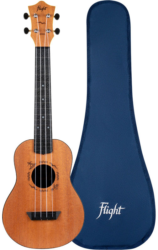 FLIGHT TUC53 Travel Concert Ukulele - Mahogany - Version anglaise