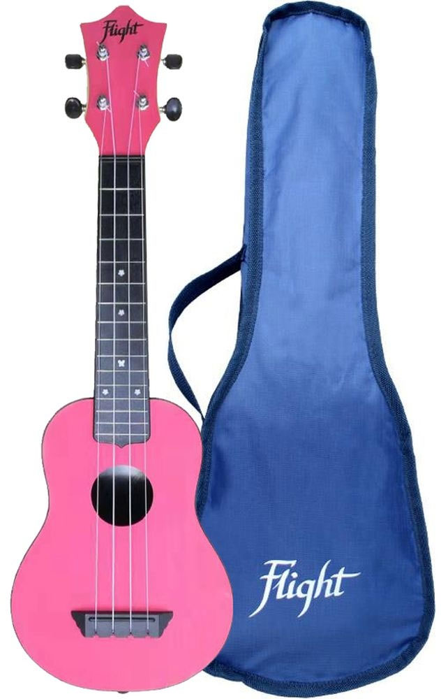 FLIGHT Flight: TUS35 ABS Travel Ukulele - Pink - English version