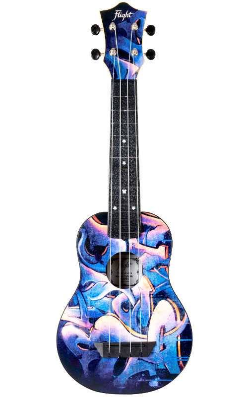 FLIGHT Flight: TUS40 ABS Travel Ukulele - Graffiti - English version