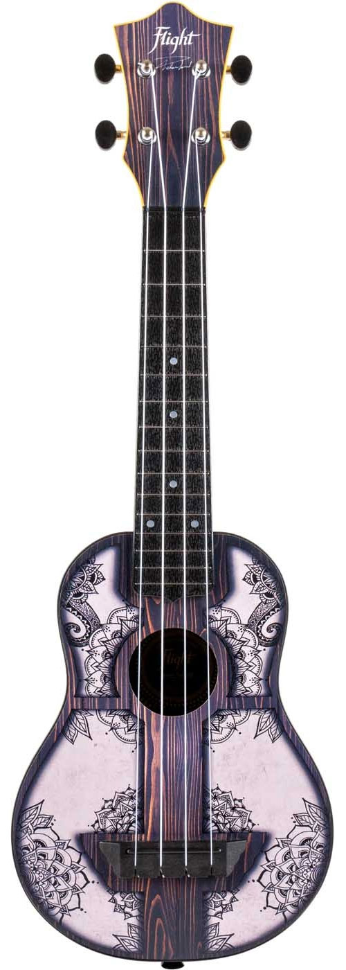 FLIGHT TUS40 Travel Ukulele - Mandala Wood - Version anglaise