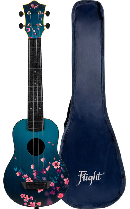 FLIGHT Flight: TUSL32 Long Neck ABS Travel Uke - Sakura 