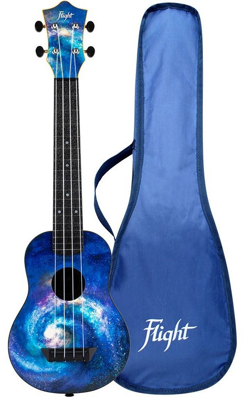 FLIGHT TUSL40 ABS Long Neck Travel Ukulele - Space - Version anglaise