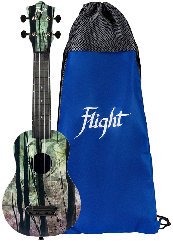 FLIGHT Ultra Travel Soprano Ukulele - Deep Forest - Version anglaise