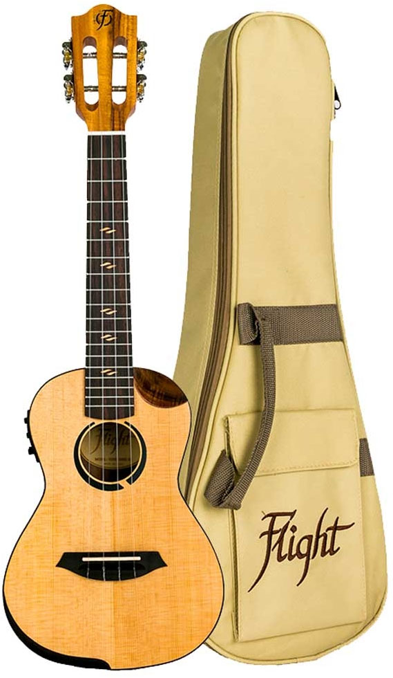 FLIGHT Victoria Concert Electro Ukulele (Active Pickup) - Version anglaise