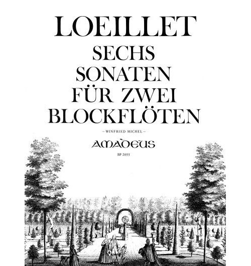 AMADEUS LOEILLET J.B. - SIX SONATAS - 2 FLB ALTO