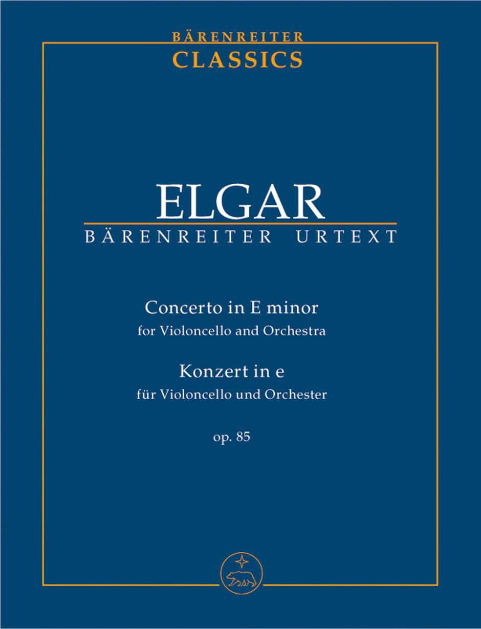 BARENREITER ELGAR E. - KONZERT FÜR VIOLONCELLO UND ORCHESTER E-MOLL OP.85 - CONDUCTEUR DE pOCHE 