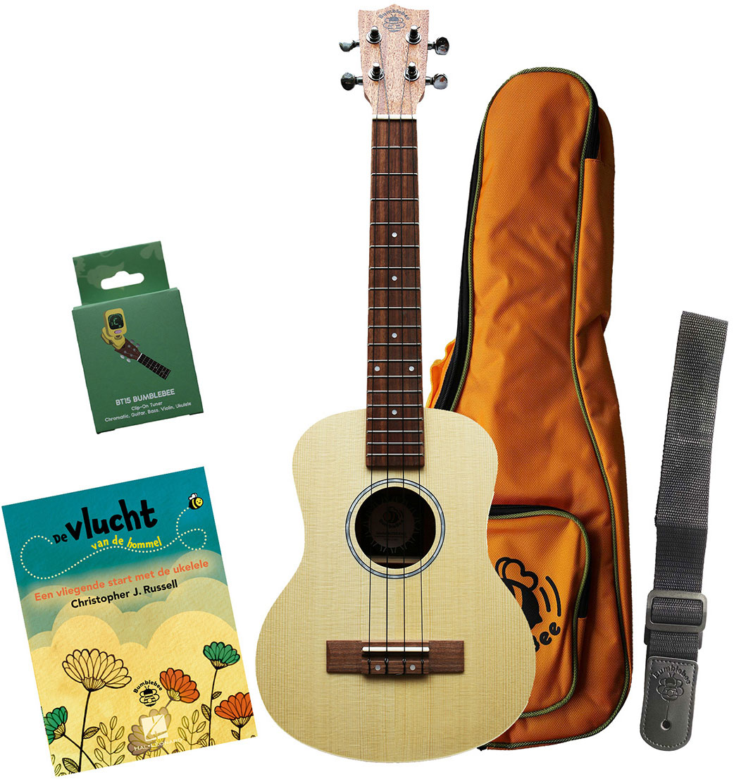 HAL LEONARD BUT50 Tenor Ukulele Pack - Dutch Language - Version anglaise