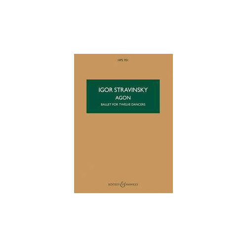 STRAVINSKY I. - AGON - CONDUCTEUR DE POCHE