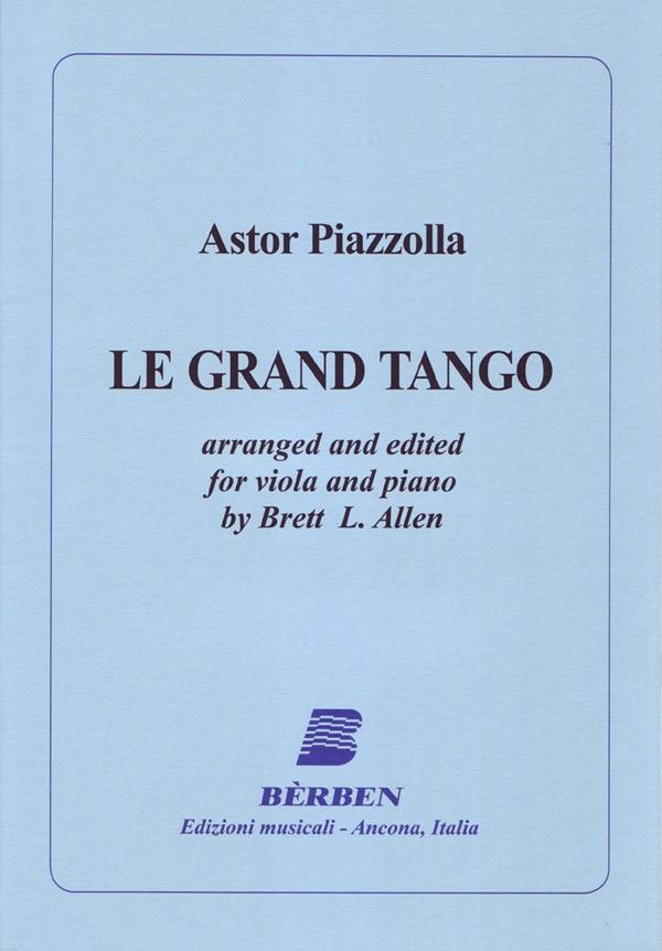 BERBEN Piazzolla A. - Le Grand Tango - Viola, Piano