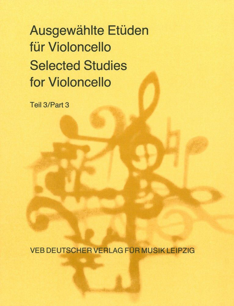 EDITION BREITKOPF Aushlte Etuden, Teil 3 - Cello
