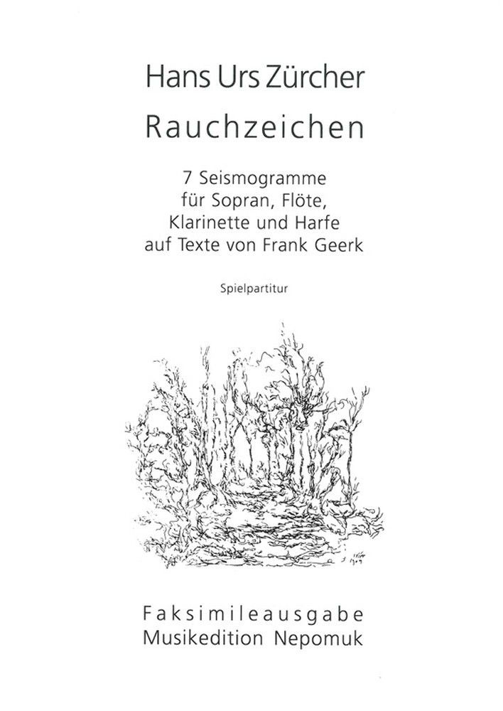 EDITION BREITKOPF Zurcher Hans Urs - Rauchzeichen - Soprano, Flute, Clarinet, H
