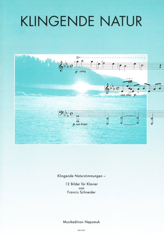 EDITION BREITKOPF SCHNEIDER FRANCIS - KLINGENDE NATUR - PIANO