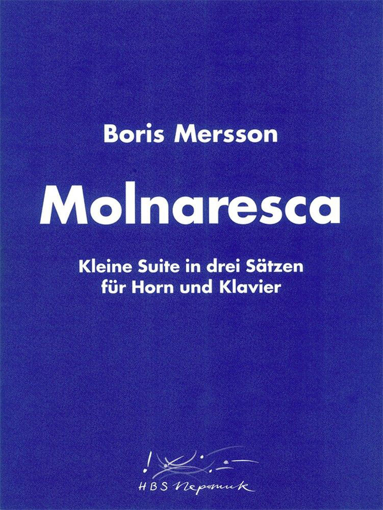 EDITION BREITKOPF MERSSON BORIS - MOLNARESCA - HORN, PIANO