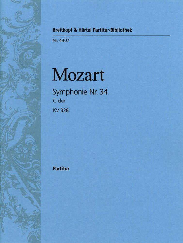 EDITION BREITKOPF MOZART WOLFGANG AMADEUS - SYMPHONIE NR. 34 C-DUR KV 338 - ORCHESTRA