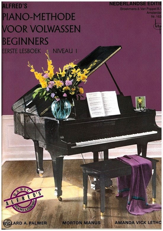 ALFRED PUBLISHING Alfred's Pianomethode Volwassen Beginners Niveau 1 - Dutch version
