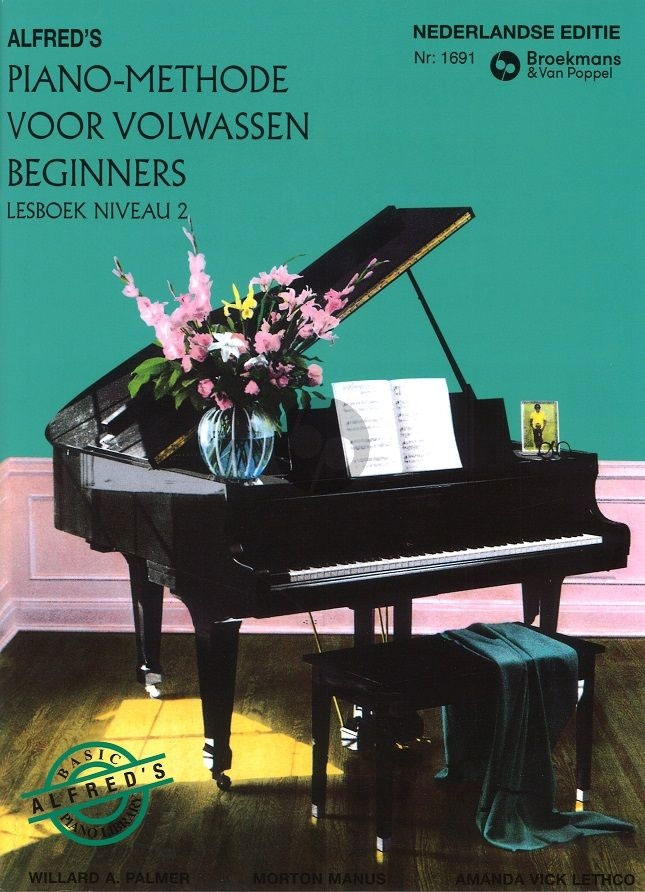 ALFRED PUBLISHING Alfred's Pianomethode Volwassen Beginners Niveau 2 - Version Neerlandais