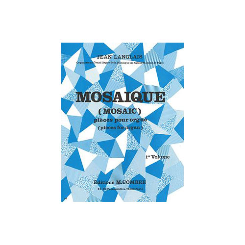 COMBRE Langlais - Mosaïque Vol.1 (4 Pièces) - Orgue