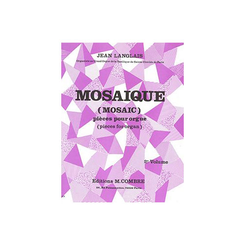 COMBRE Langlais - Mosaïque Vol.2 (5 Pièces) - Orgue