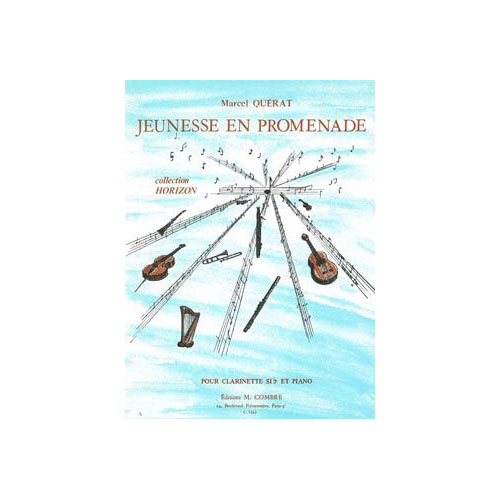 COMBRE QUERAT MARCEL - JEUNESSE EN PROMENADE - CLARINETTE ET PIANO