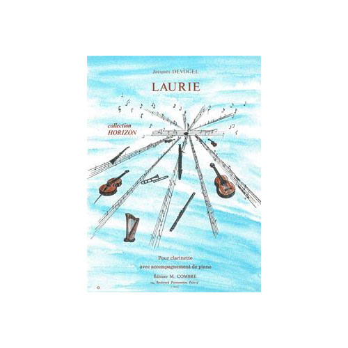 COMBRE DEVOGEL JACQUES - LAURIE - CLARINETTE ET PIANO