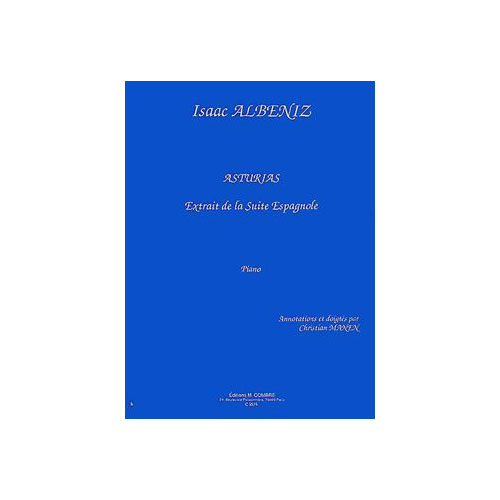 COMBRE ALBENIZ ISAAC - ASTURIAS EXTR. DE LA SUITE ESPAGNOLE - PIANO