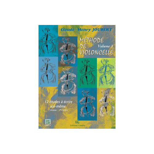COMBRE JOUBERT CLAUDE-HENRI - METHODE DE VIOLONCELLE VOL.3