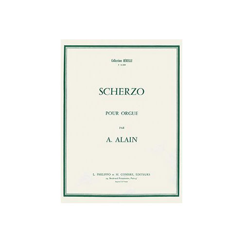 COMBRE ALAIN ALBERT - SCHERZO - ORGUE