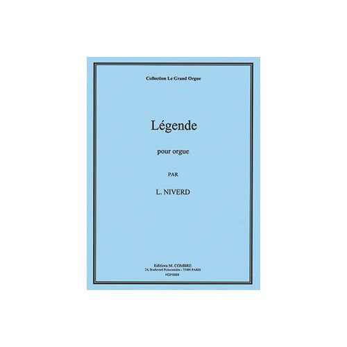 COMBRE NIVERD LUCIEN - LEGENDE - ORGUE
