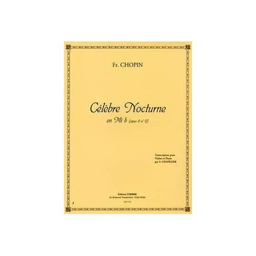 COMBRE CHOPIN - NOCTURNE EN MI B OP. 9 NO. 2 - VIOLON ET PIANO