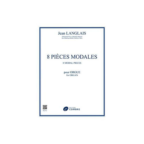 COMBRE Langlais - Pièces Modales (8) - Orgue