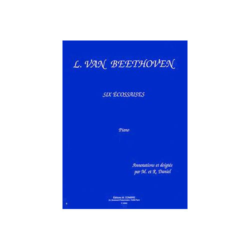 COMBRE BEETHOVEN LUDWIG VAN - ECOSSAISES (6) - PIANO