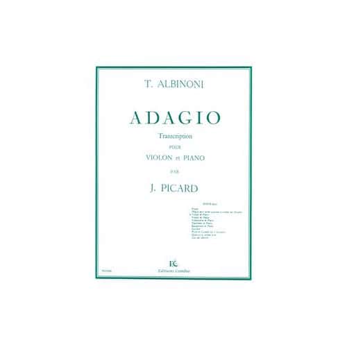 COMBRE ALBINONI - ADAGIO - VIOLON ET PIANO