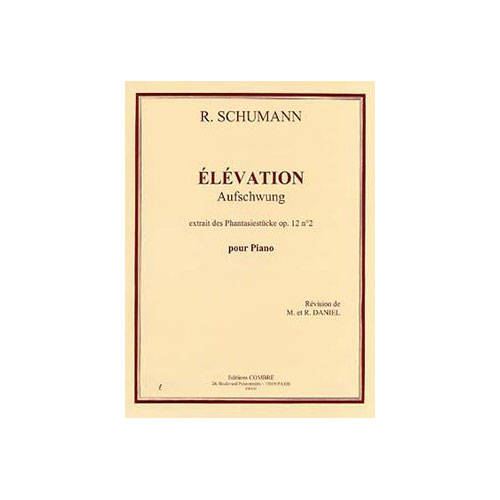COMBRE Schumann - Elévation Op.12 No.2 - Piano