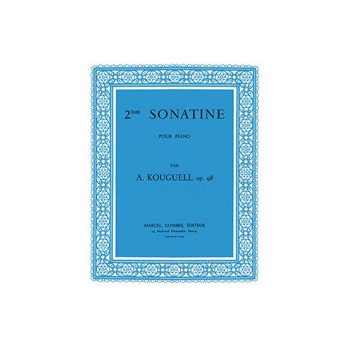 COMBRE KOUGUELL ARKADIE - SONATINE N.2 OP.98 - PIANO