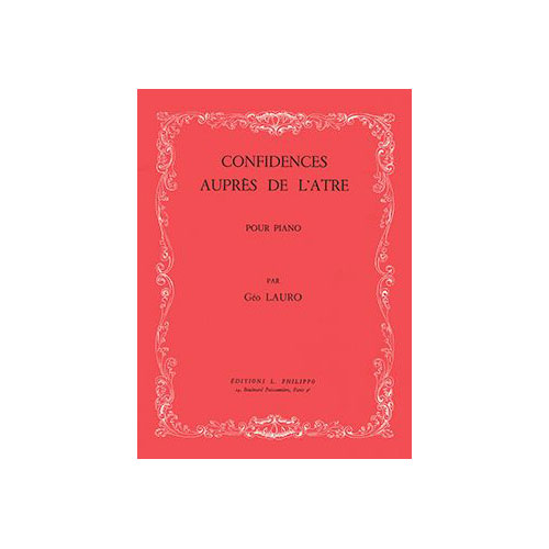 COMBRE Lauro - Confidences Auprès De L'âtre - Piano