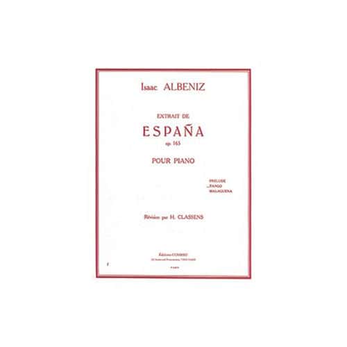 COMBRE ALBENIZ - TANGO EXTR. D'ESPANA OP.165 - PIANO