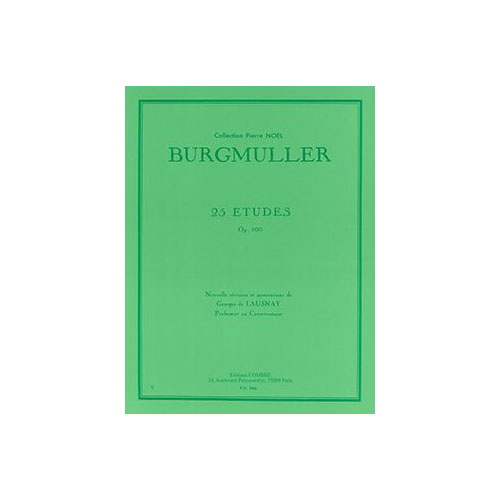 COMBRE BURGMULLER FRIEDRICH - ETUDES (25) OP.100 - PIANO