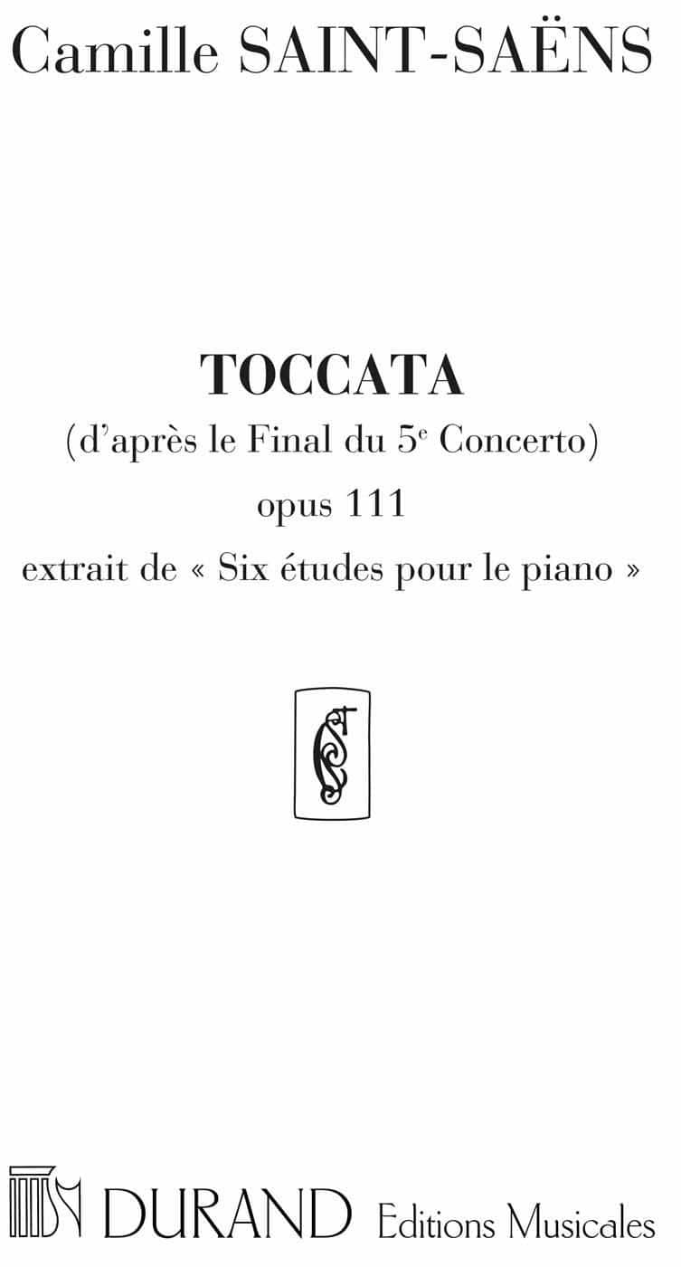 DURAND SAINT SAENS C. - TOCCATA OP 111 N 6 - PIANO