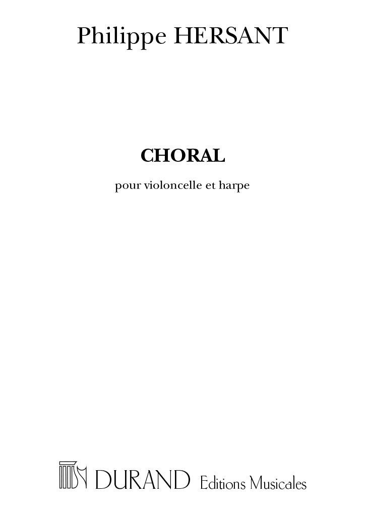 DURAND Hersant P. - Choral - Cello