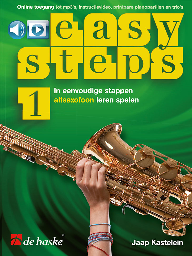 DEHASKE Easy Steps 1 altsaxofoon - Version Neerlandais