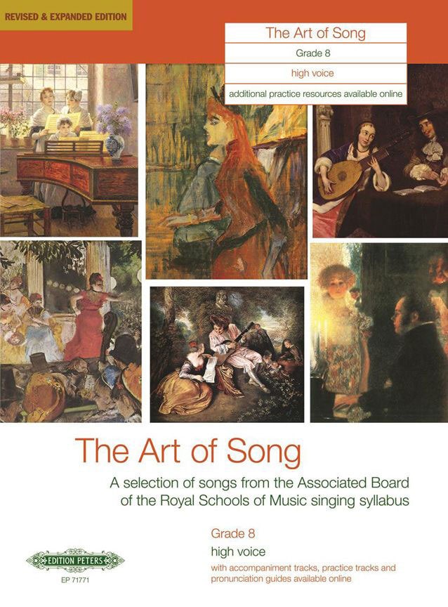 EDITION PETERS ART OF SONG (REVISED & EXPANDED EDITION) GRADE 8 HIGH VOICE - VOICE AND PIANO (PAR 10 MINIMUM)