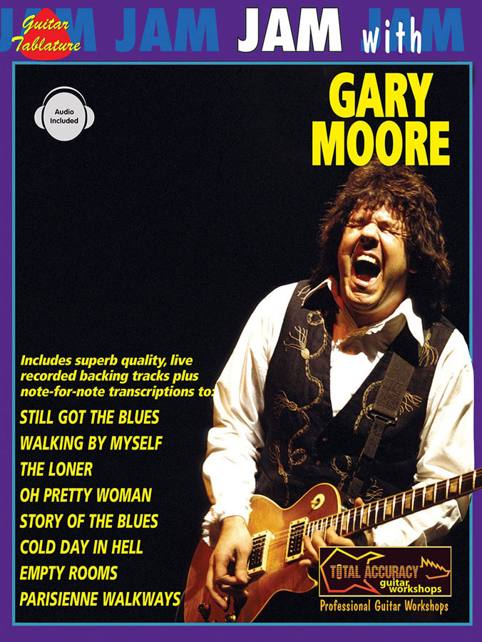 FABER MUSIC MOORE GARY - JAM WITH + AUDIO - GUITAR TAB