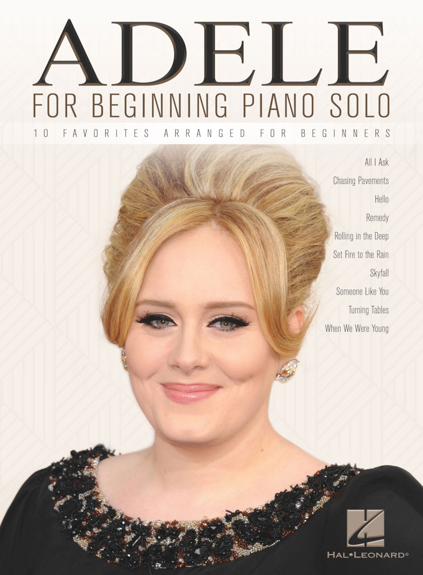 HAL LEONARD Adele for Beginning Piano Solo - Version anglaise